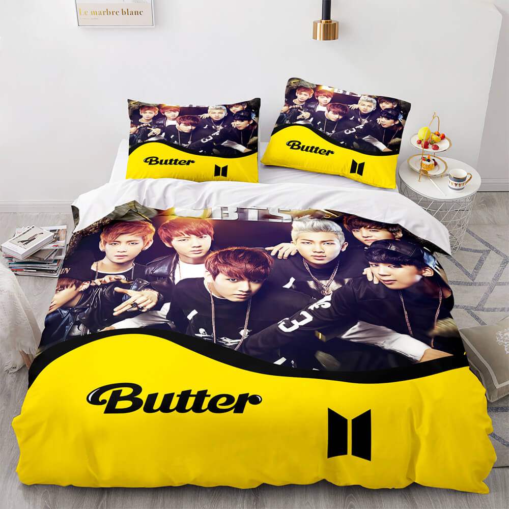 2024 NEW BTS Butter Cosplay Bedding Sets Quilt Covers Without Filler
