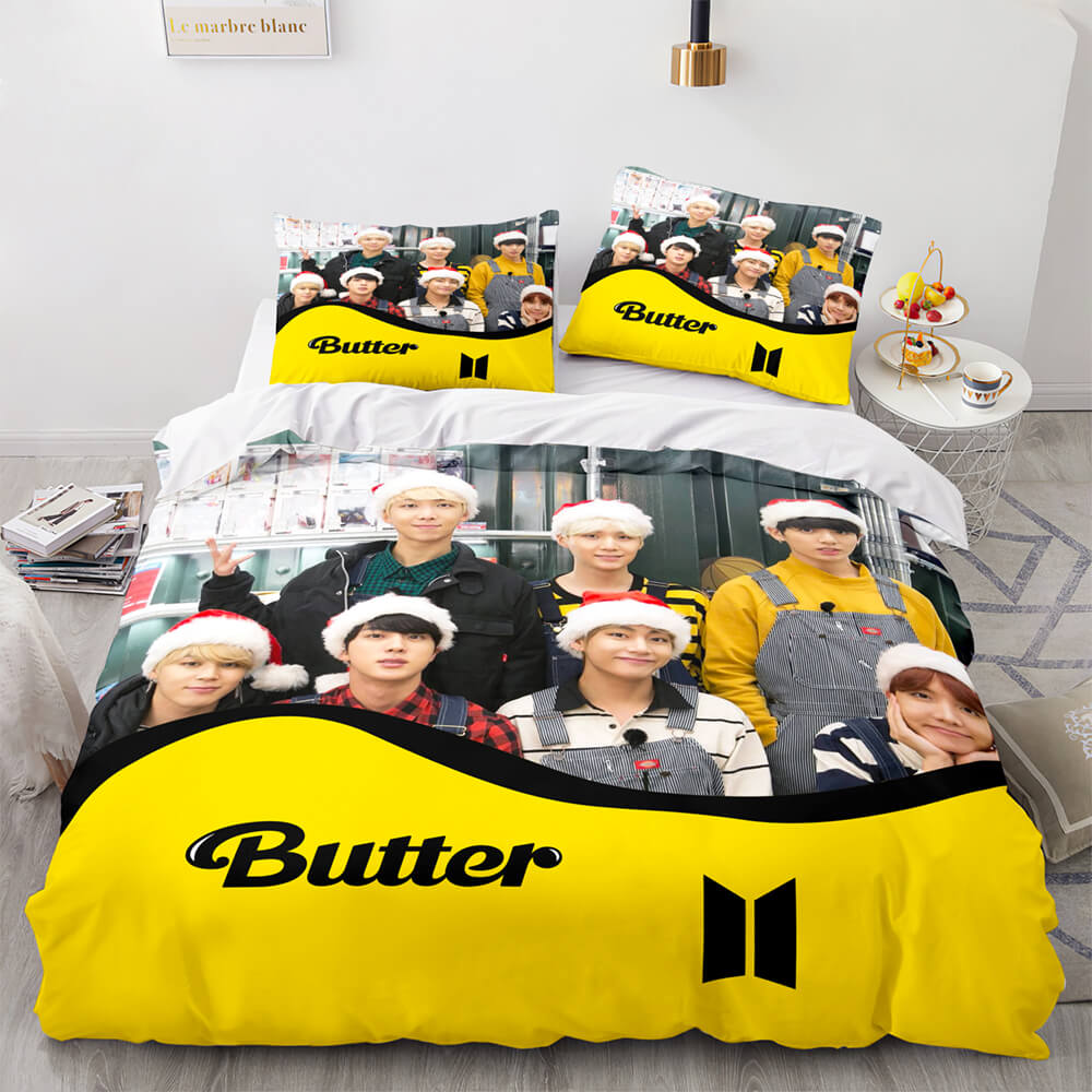 2024 NEW BTS Butter Cosplay Bedding Sets Quilt Covers Without Filler