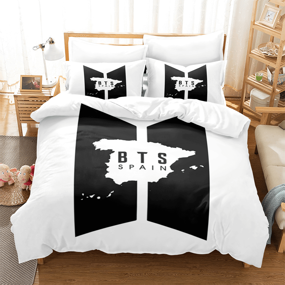 2024 NEW BTS Team Cosplay Bedding Set Quilt Covers Room Decoration