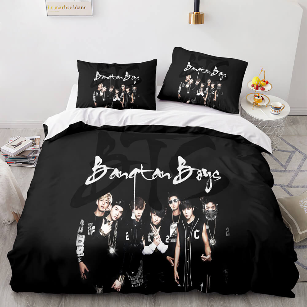 2024 NEW BTS Team Cosplay Bedding Set Quilt Covers Room Decoration