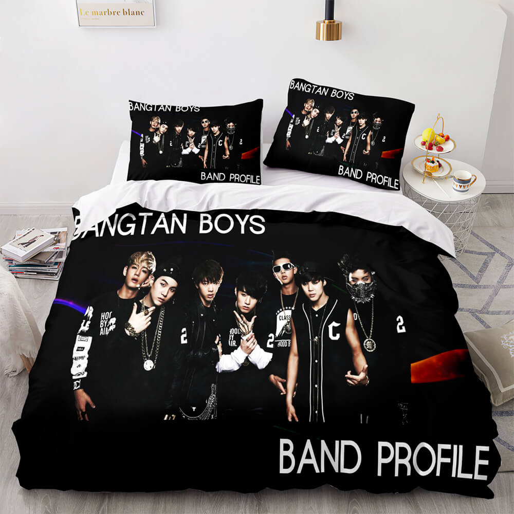 2024 NEW BTS Team Cosplay Bedding Set Quilt Covers Room Decoration