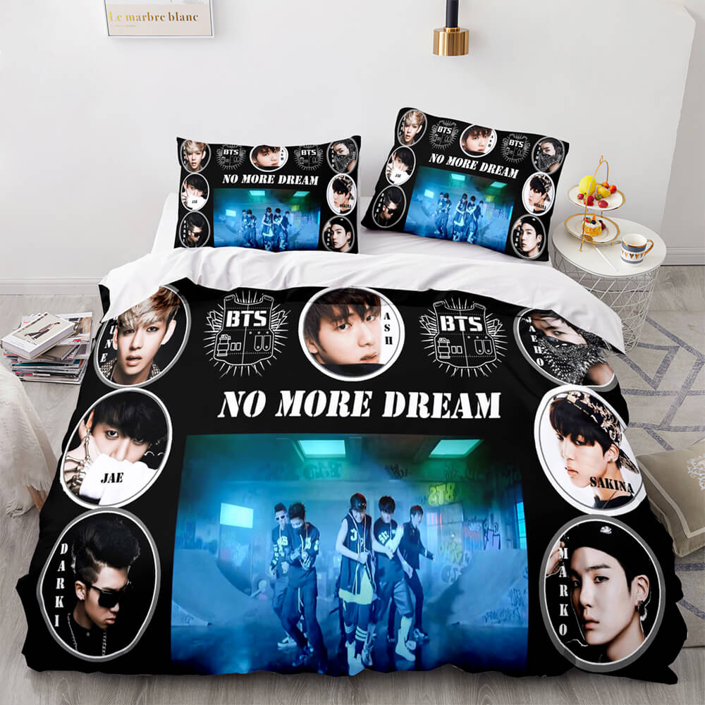 2024 NEW BTS Team Cosplay Bedding Set Quilt Covers Room Decoration
