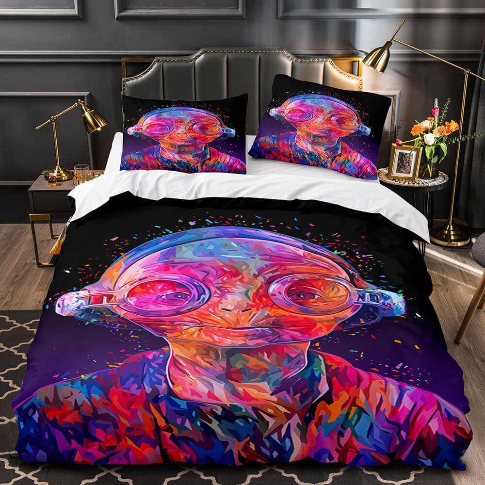 2026 NEW Master Yoda Print Bedding Set Quilt Duvet Covers