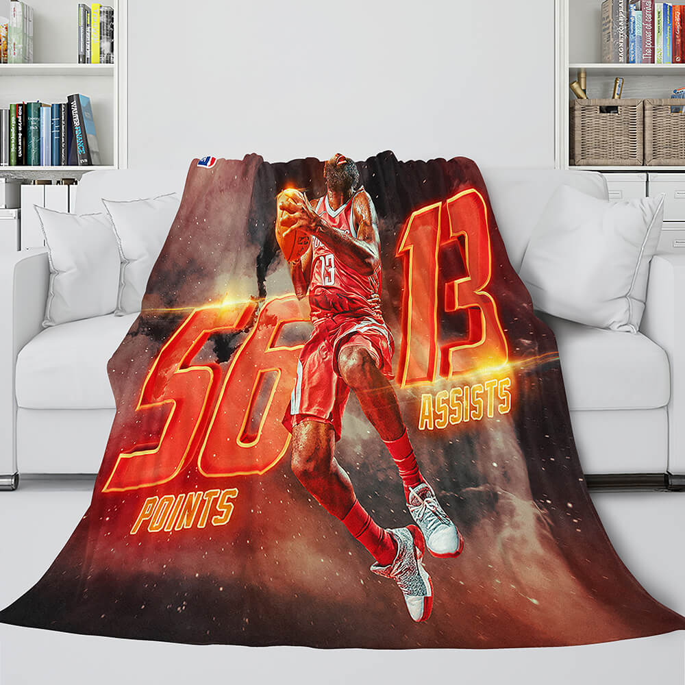 2024 NEW Basketball Team Flannel Fleece Throw Cosplay Blanket