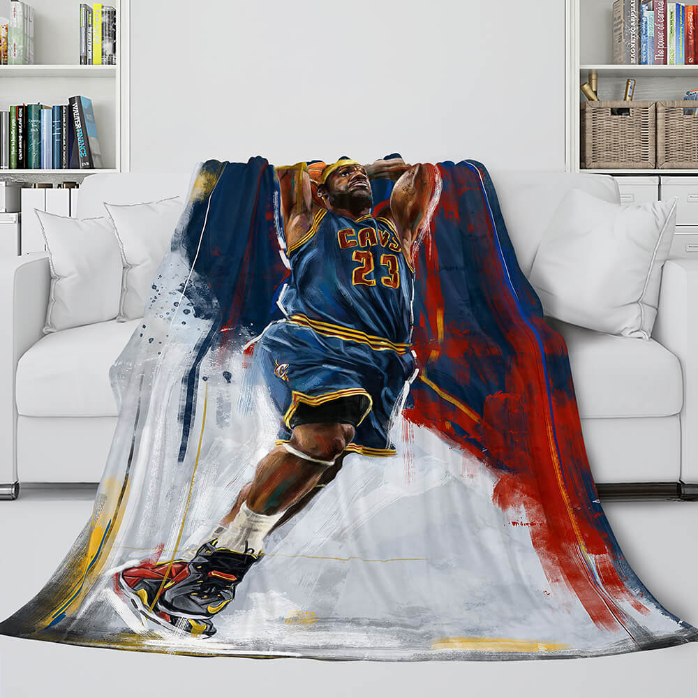 2024 NEW Basketball Team Flannel Fleece Throw Cosplay Blanket