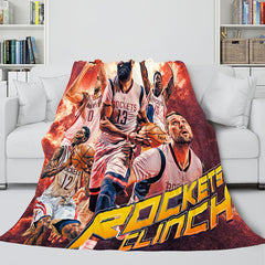 2024 NEW Basketball Team Flannel Fleece Throw Cosplay Blanket