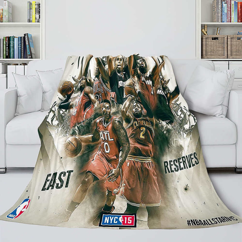 2024 NEW Basketball Team Flannel Fleece Throw Cosplay Blanket