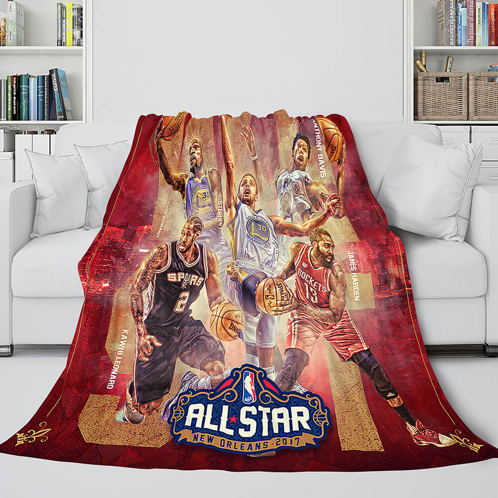 2024 NEW Basketball Team Flannel Fleece Throw Cosplay Blanket