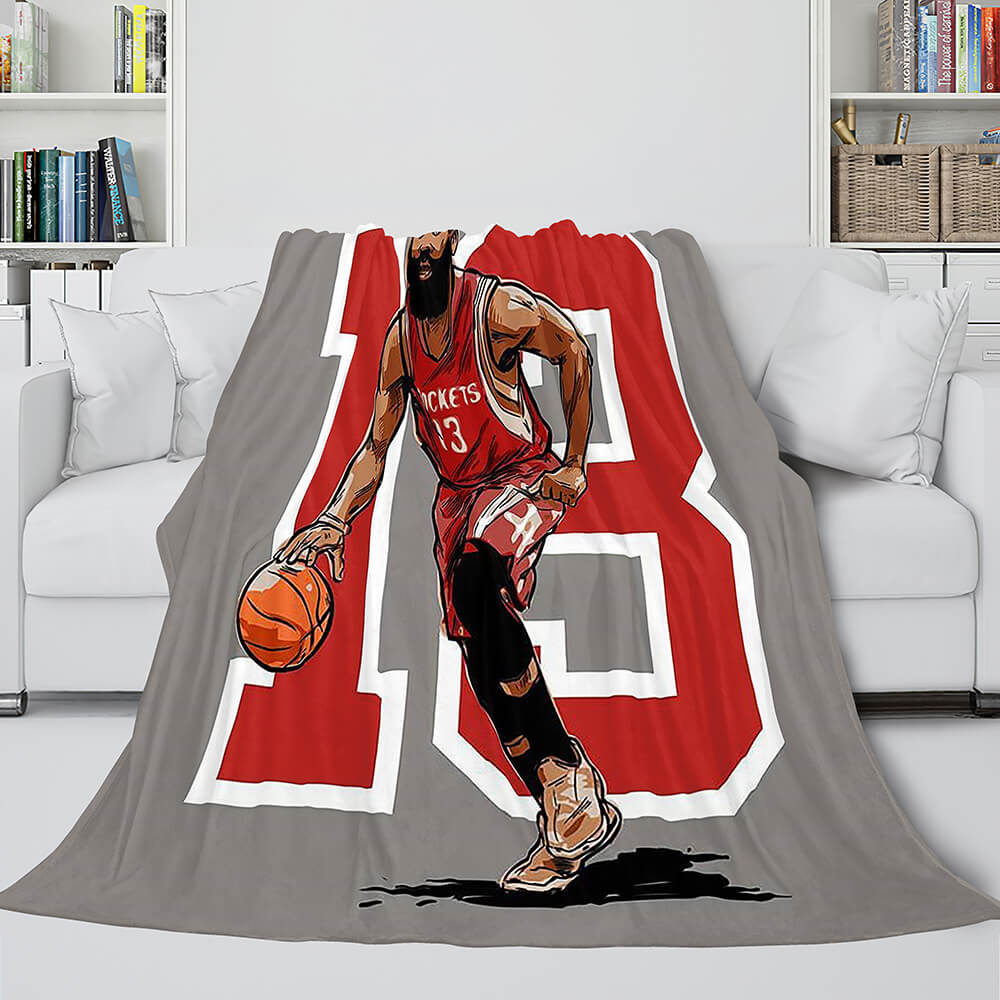 2024 NEW Basketball Team Flannel Fleece Throw Cosplay Blanket