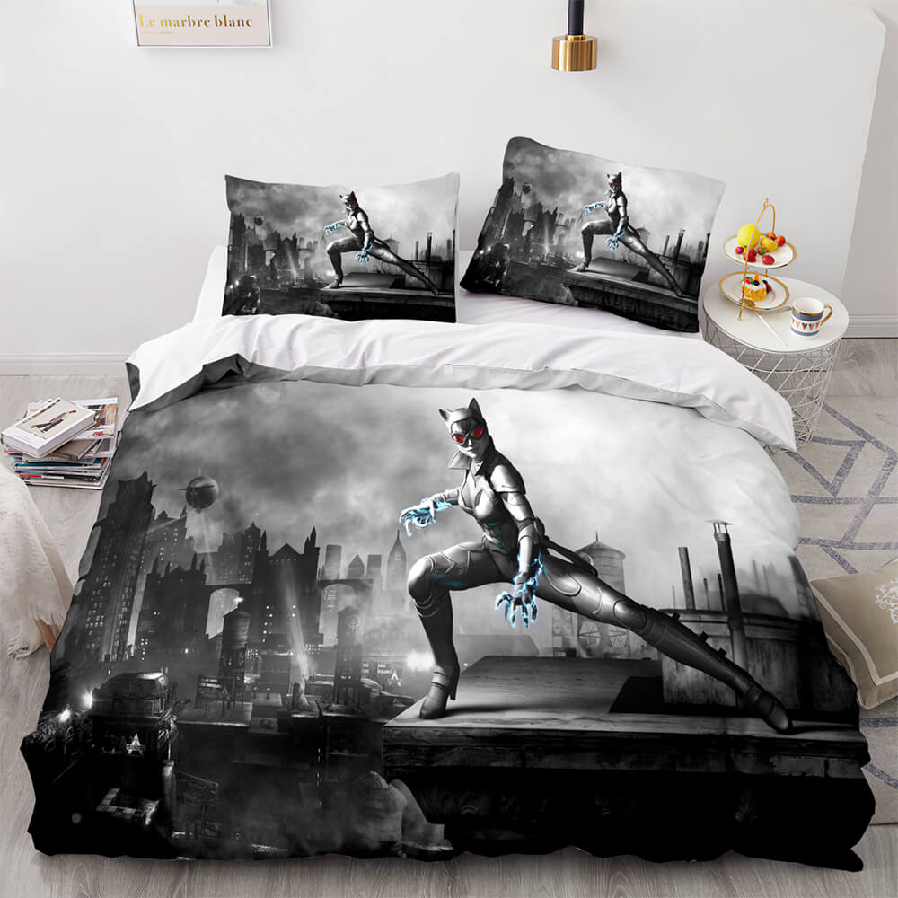 2024 NEW Batman Cosplay Full Bedding Set Quilt Cover Without Filler