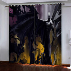 2024 NEW Batman Pattern Curtains Blackout Window Drapes