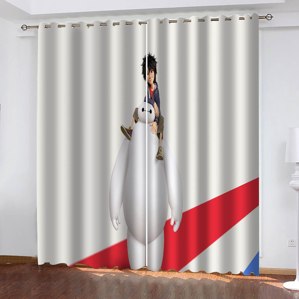 2024 NEW Baymax Curtains Blackout Window Drapes