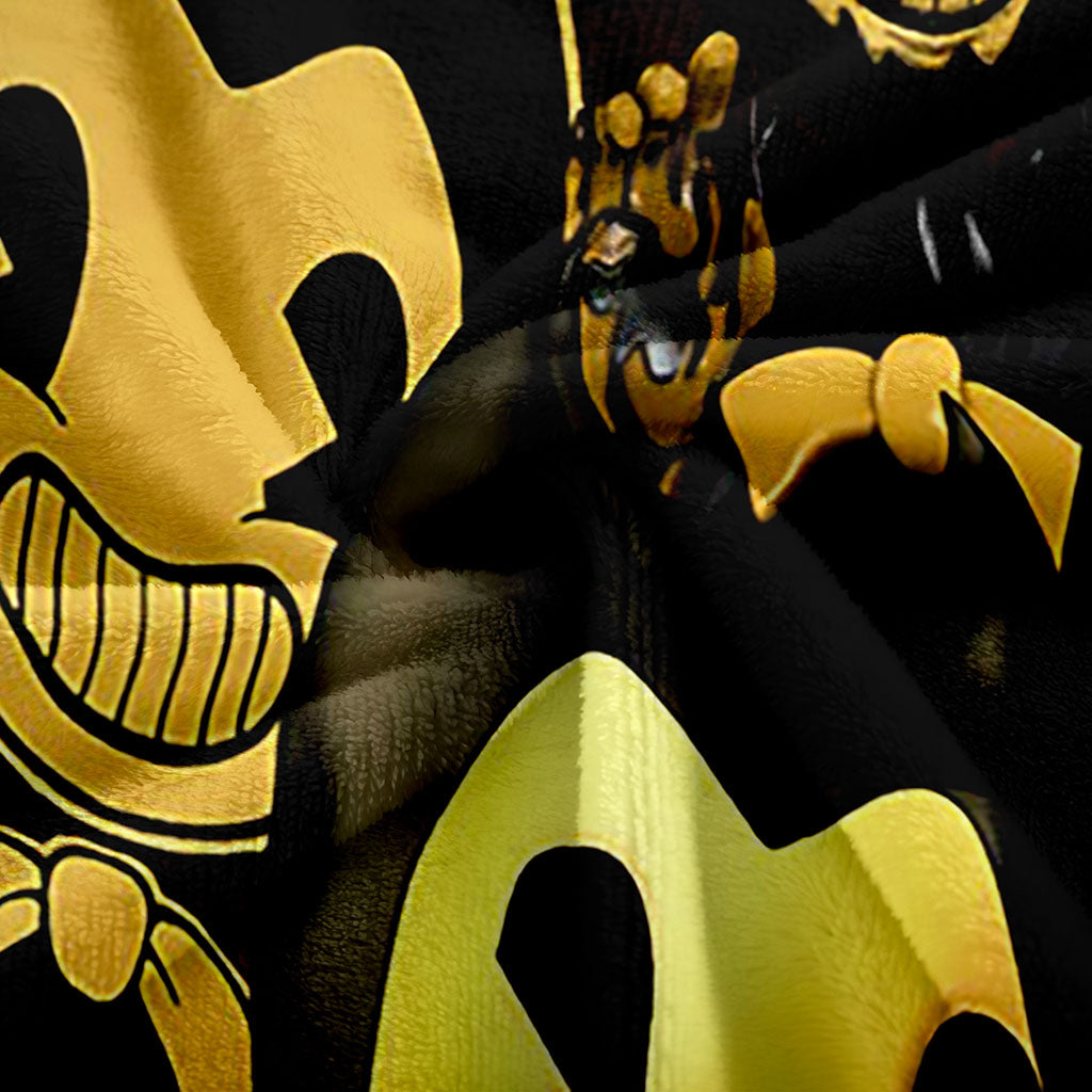 2024 NEW Bendy And The Ink Machine Blanket Flannel Throw Room Decoration