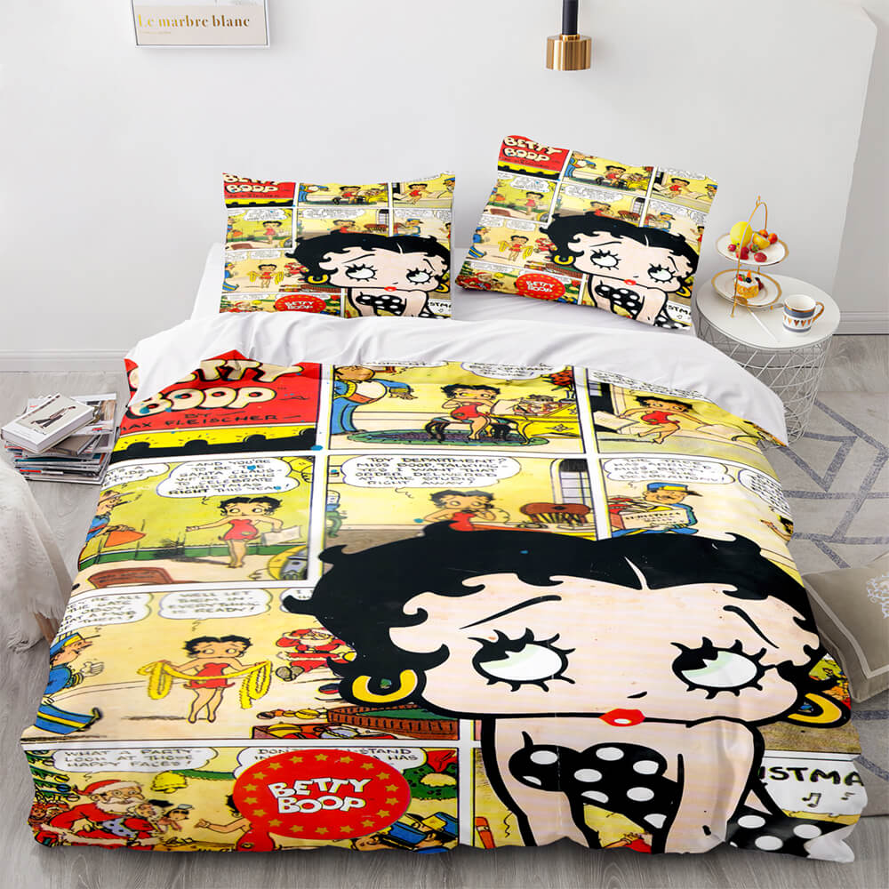 2024 NEW Betty Boop Cosplay Bedding Sets Quilt Covers Without Filler
