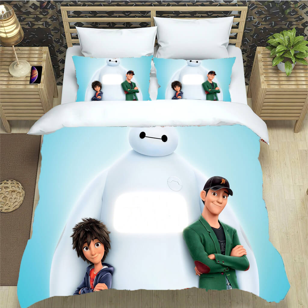 2024 NEW Big Hero 6 Bedding Set Quilt Cover Without Filler