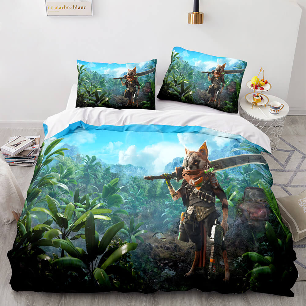 2024 NEW Biomutant Cosplay Bedding Set Quilt Cover Without Filler
