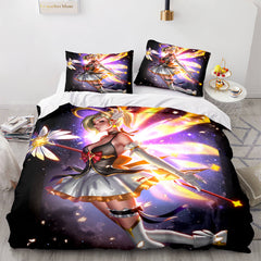 2024 NEW Blackwatch Mercy Overwatch Cosplay Bedding Set Quilt Covers Without Filler