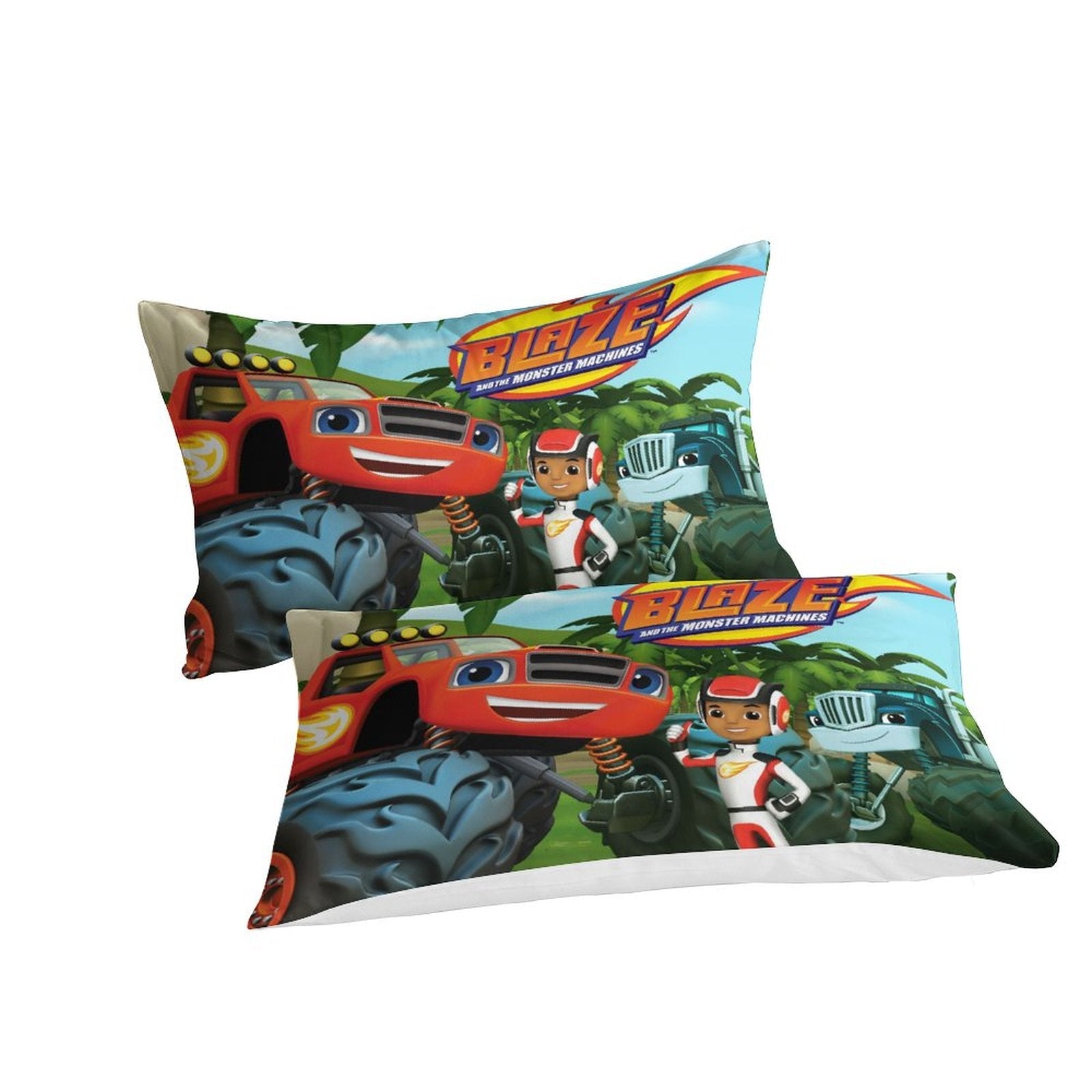 2024 NEW Blaze and the Monster Machines Bedding Set Quilt Duvet Cover Without Filler