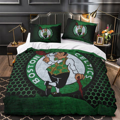 2024 NEW Boston Celtics Bedding Set Quilt Cover Without Filler