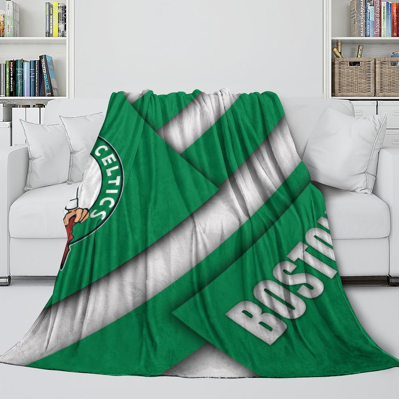 2024 NEW Boston Celtics Blanket Flannel Throw Room Decoration
