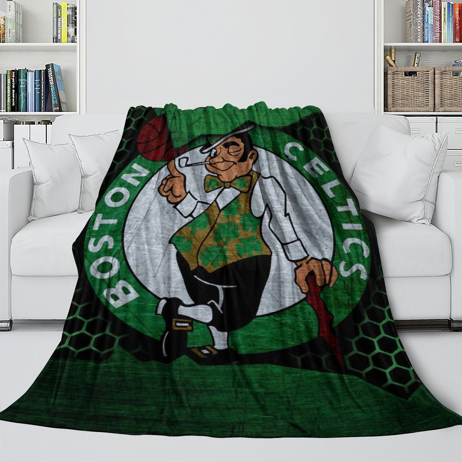 2024 NEW Boston Celtics Blanket Flannel Throw Room Decoration