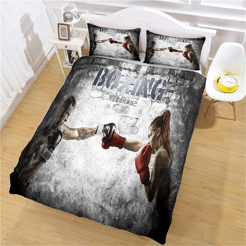 2024 NEW Boxing Bedding Set Cosplay Quilt Cover Without Filler