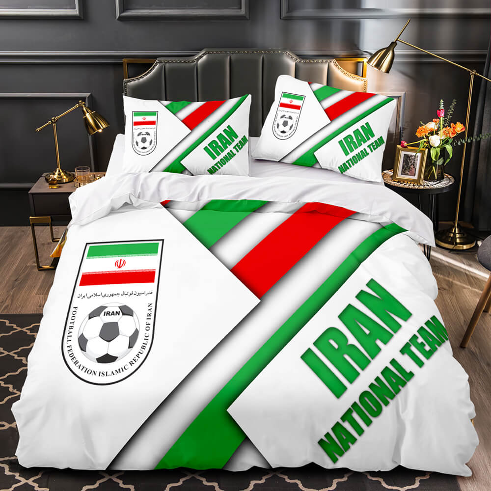 2024 NEW CBF Brazil France Football Team Bedding Set Quilt Cover Without Filler