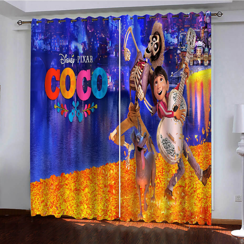 2024 NEW COCO Curtains Pattern Blackout Window Drapes