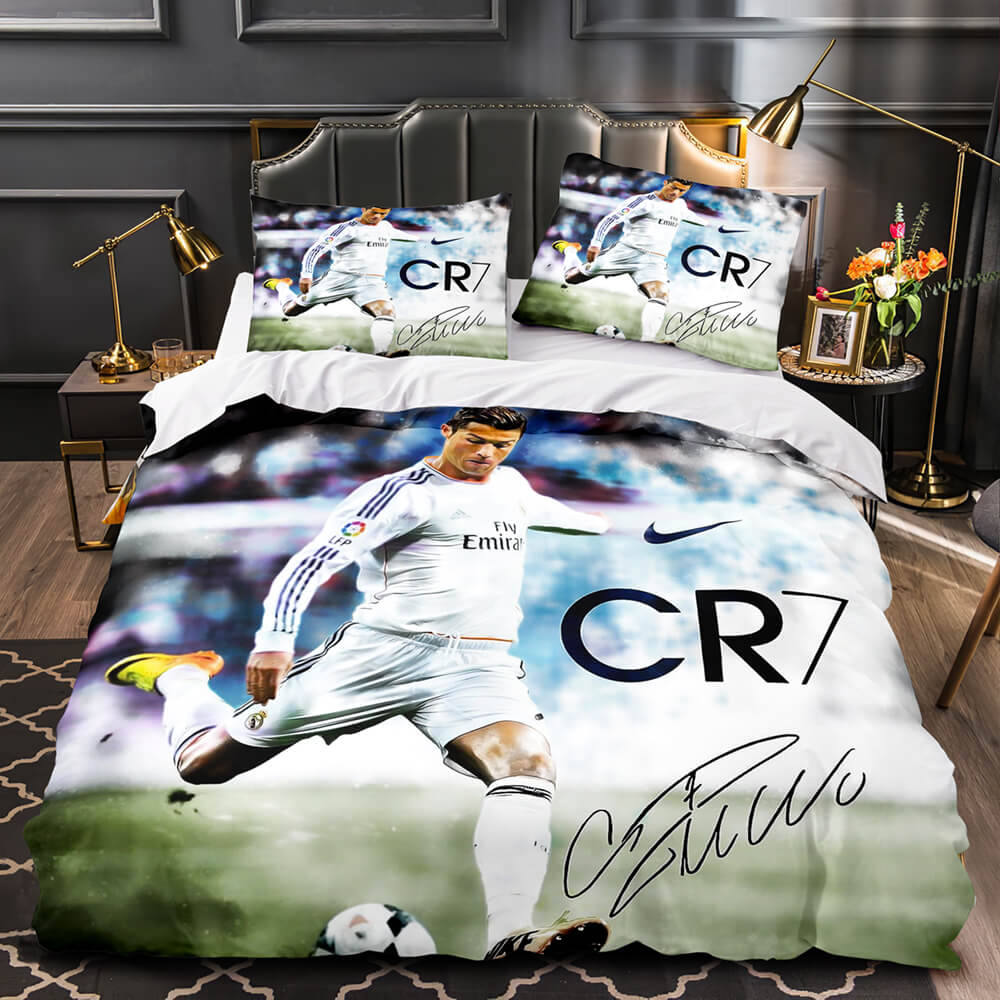 2024 NEW CR7 Cristiano Ronaldo Bedding Set Duvet Cover