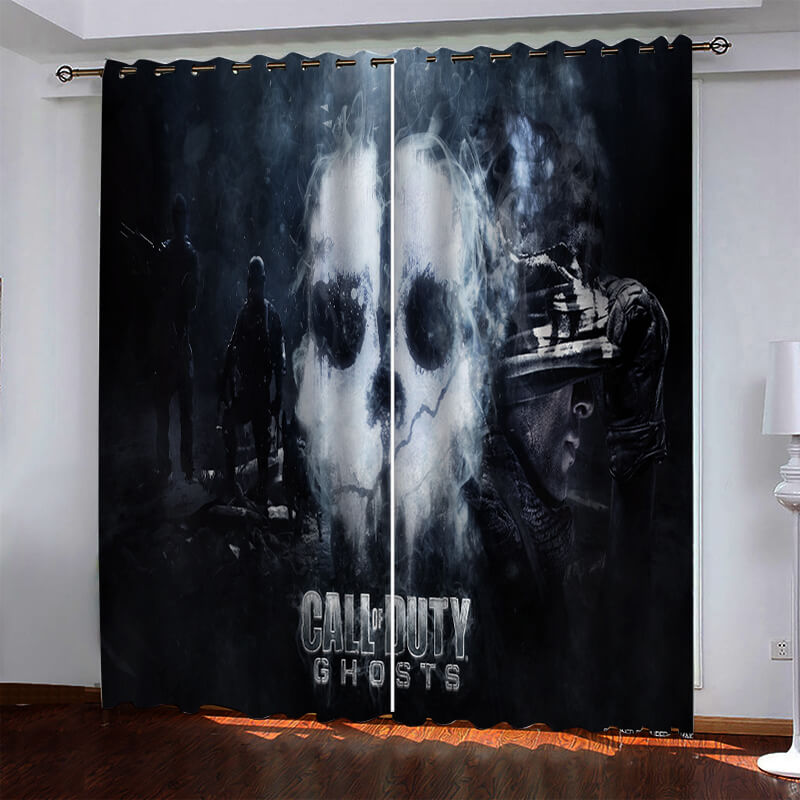 2024 NEW Call of Duty Pattern Curtains Blackout Window Drapes