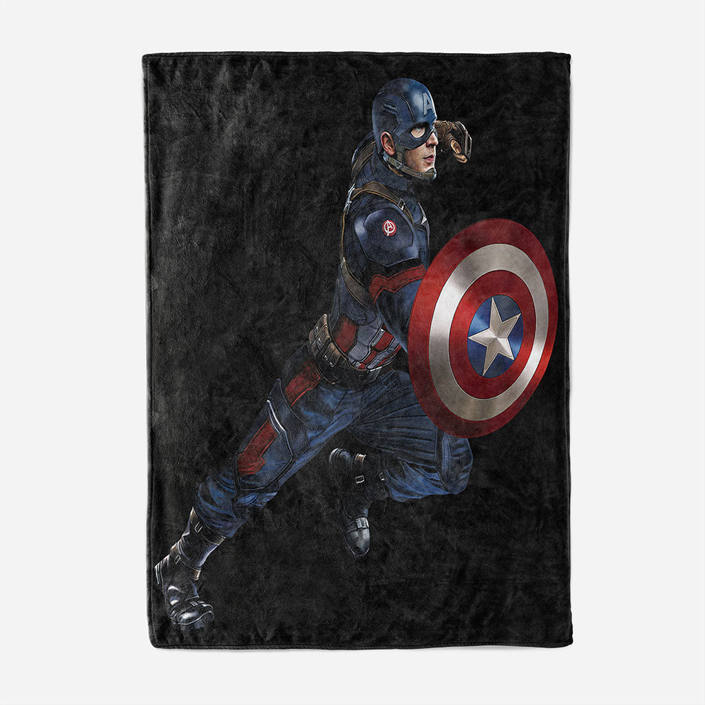 2025 NEW Captain America Iron Man Blanket Flannel Throw Room Decoration