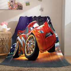 2024 NEW Cars Pattern Blanket Flannel Throw Room Decoration