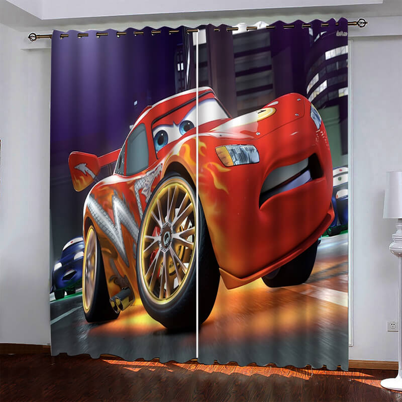 2024 NEW Cars Pattern Curtains Pattern Blackout Window Drapes