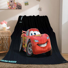 2024 NEW Cartoon Cars Blanket Flannel Throw Room Decoration