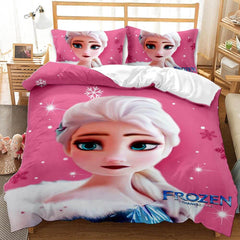 2024 NEW Cartoon Frozen Cosplay Bedding Set Quilt Cover Without Filler