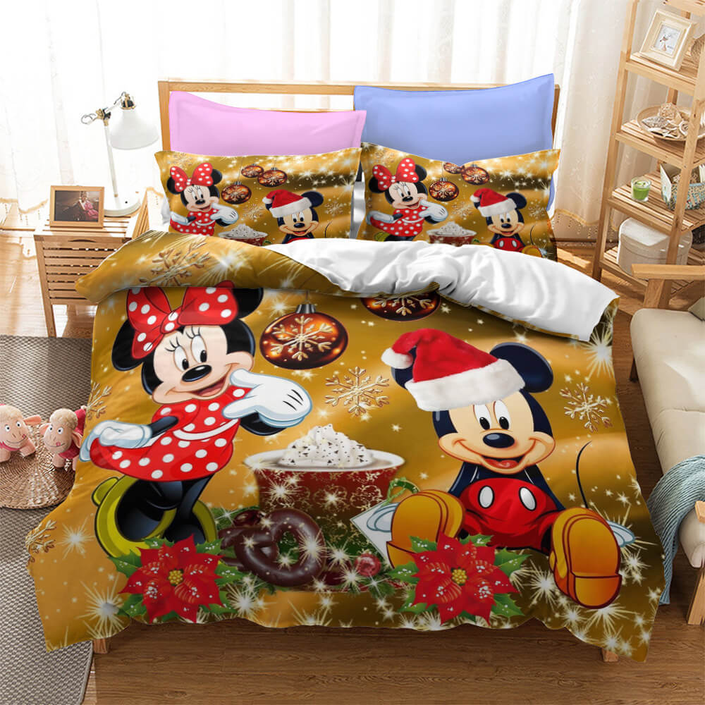 2024 NEW Cartoon Mickey Mouse Bedding Set Quilt Cover Without Filler