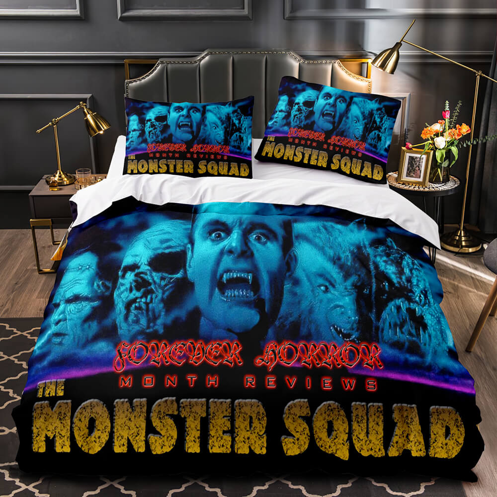 2024 NEW Cartoon The Monster Squad Bedding Set Quilt Duvet Cover Bedding Sets