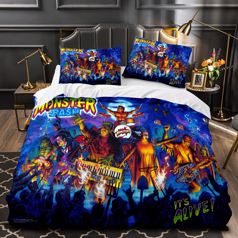2024 NEW Cartoon The Monster Squad Bedding Set Quilt Duvet Cover Bedding Sets