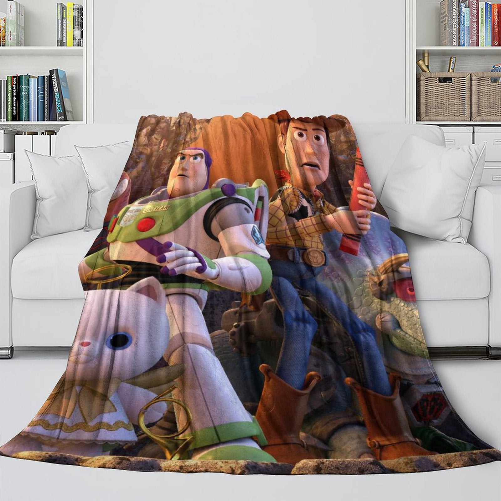 2025 NEW Cartoon Toy Story Blanket Flannel Fleece Throw Room Decoration