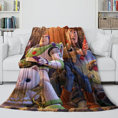 2025 NEW Cartoon Toy Story Blanket Flannel Fleece Throw Room Decoration
