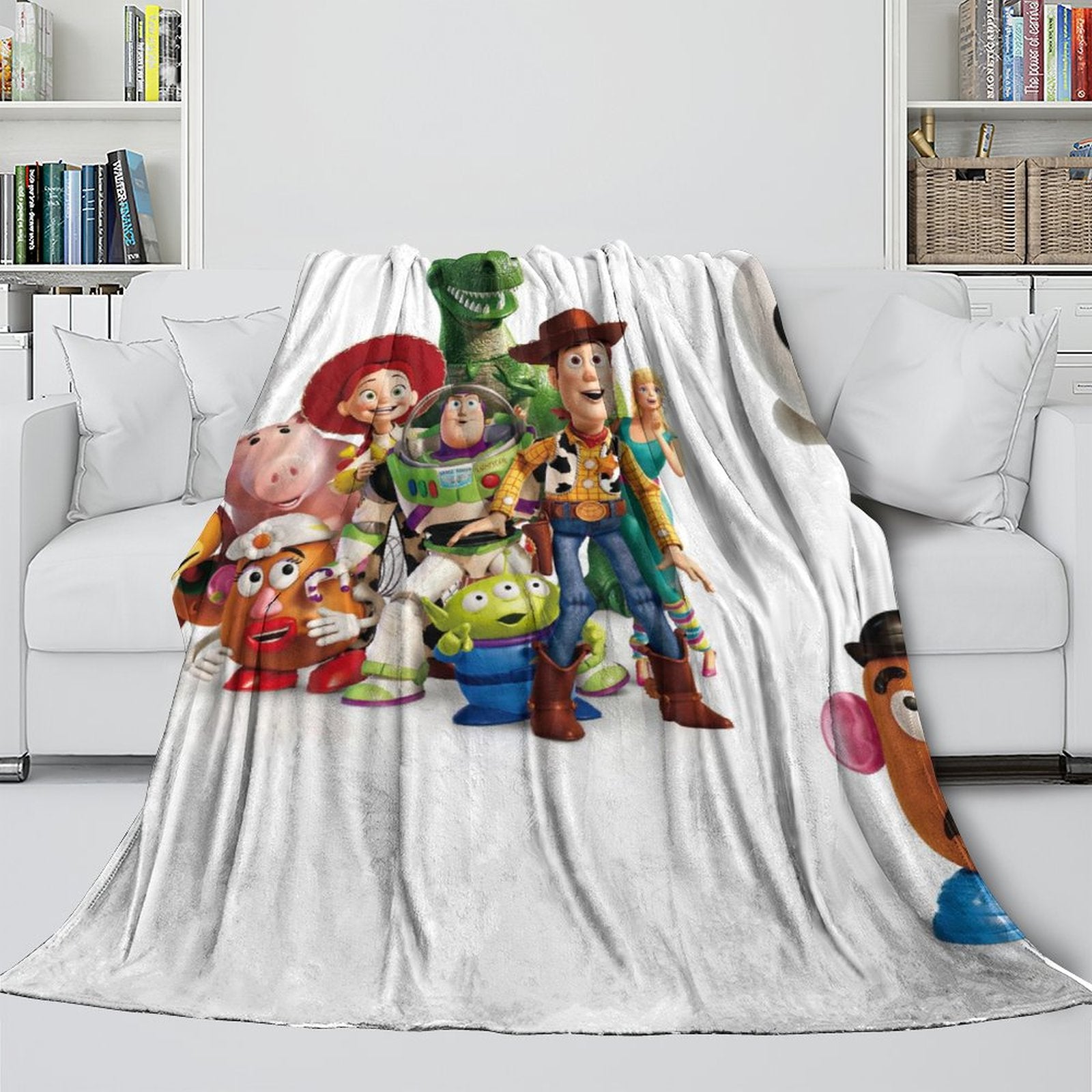 2025 NEW Cartoon Toy Story Blanket Flannel Fleece Throw Room Decoration