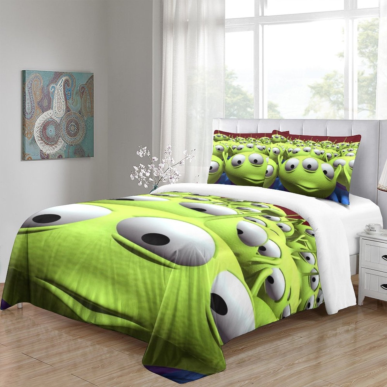 2026 NEW Cartoon Toy Story Pattern Bedding Set Quilt Duvet Cover Without Filler