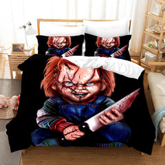 2024 NEW Child's Play Cosplay Bedding Set Quilt Covers Room Decoration