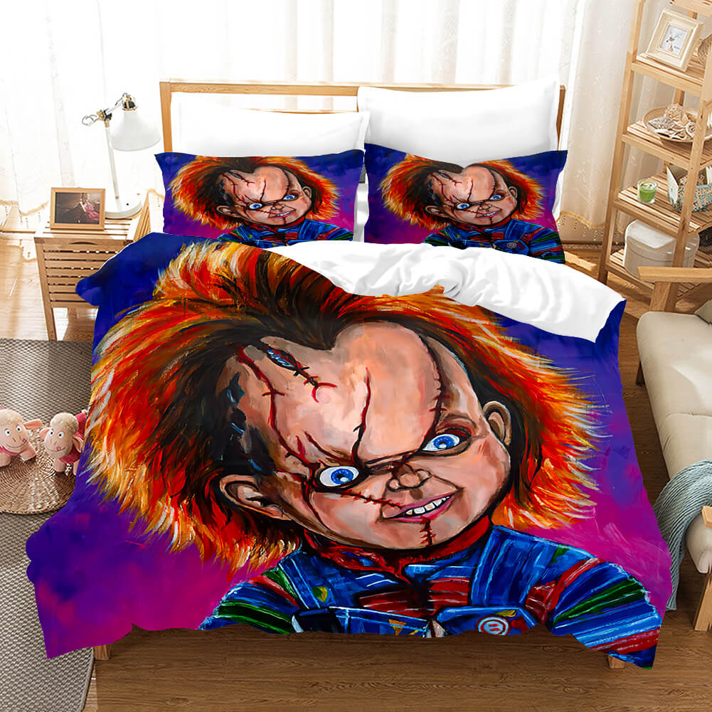 2024 NEW Child's Play Cosplay Bedding Set Quilt Covers Room Decoration