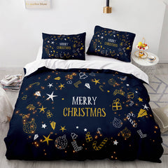 2024 NEW Christmas Bedding Sets Pattern Print Quilt Cover