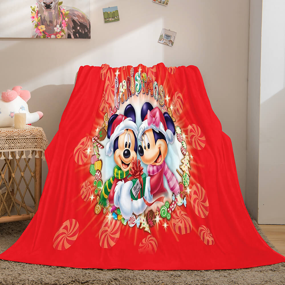 2024 NEW Christmas Decorations Flannel Fleece Throw Cosplay Blanket