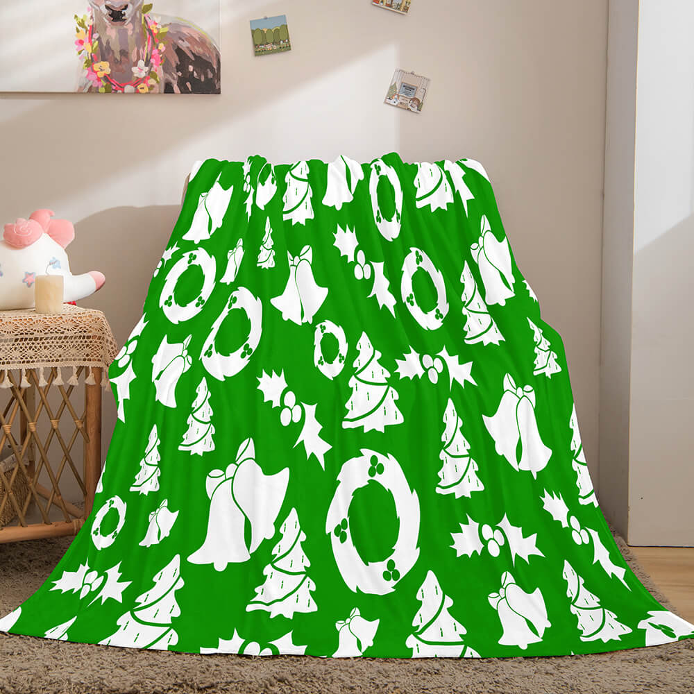 2024 NEW Christmas Decorations Flannel Fleece Throw Cosplay Blanket