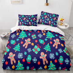 2024 NEW Christmas Pattern Bedding Sets Quilt Cover Without Filler