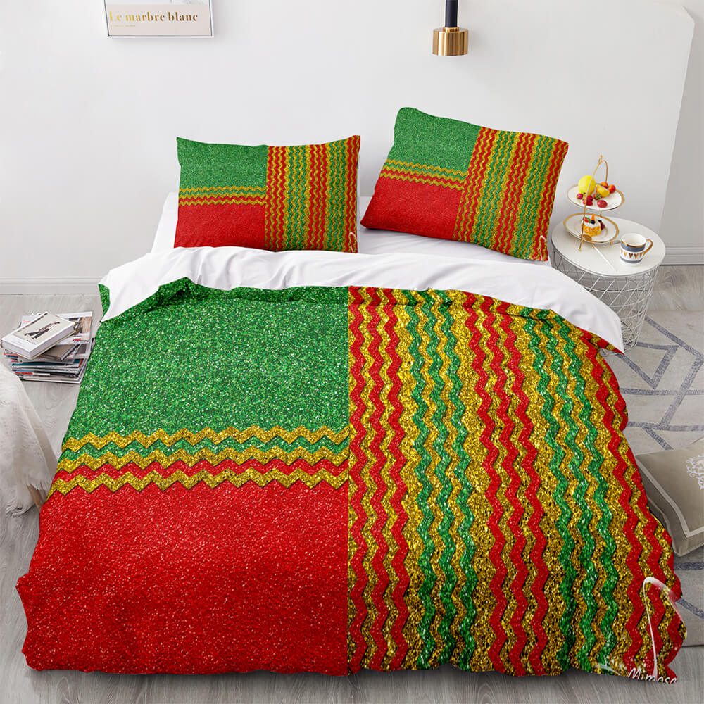 2024 NEW Christmas Pattern Bedding Sets Quilt Cover Without Filler