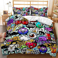 2024 NEW Classic Cartoon Animation Bedding Set Quilt Cover Without Filler